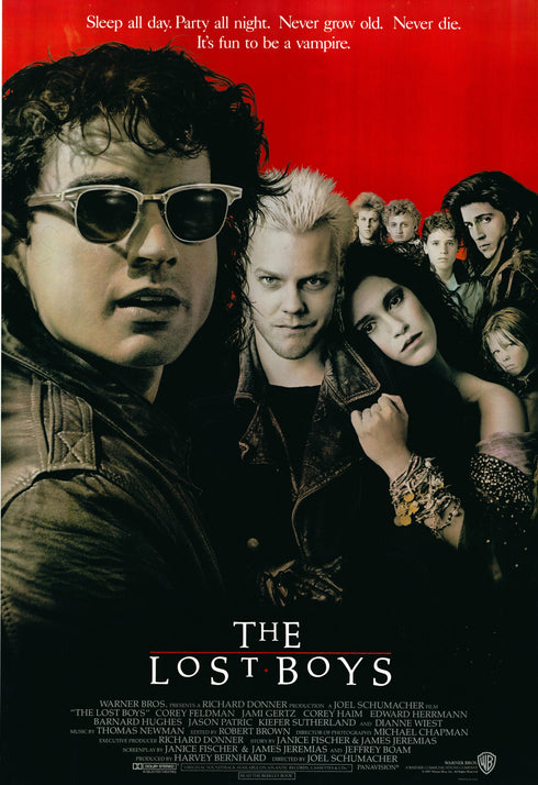 the lost boys 1987 one sheet poster